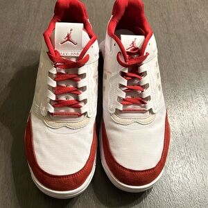 OU OKLAHOMA JORDAN AIR MAX 200 SHOES - SIZE 12